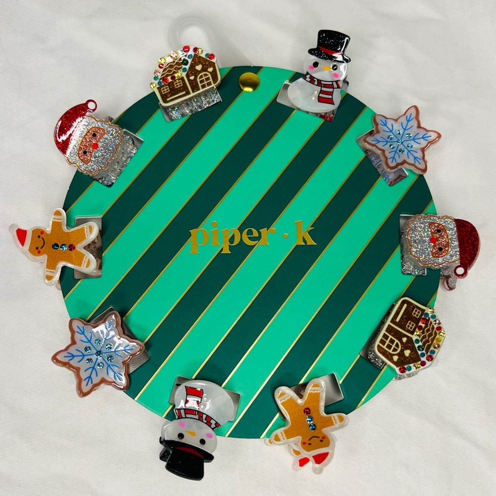Piper K Viral Holiday Hair Clips NEW